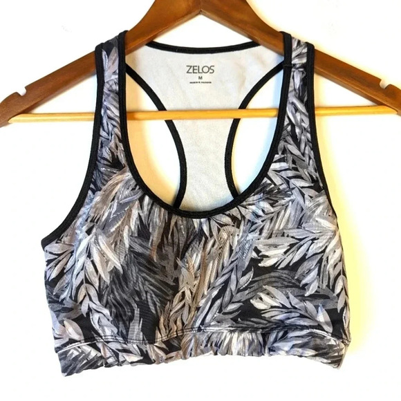Zelos Palm Leaf Sports Top - Picture 1 of 3